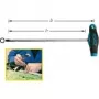 Hazet 828-5 Chave de fendas sextavada de oficina, 5 mm x 200 mm