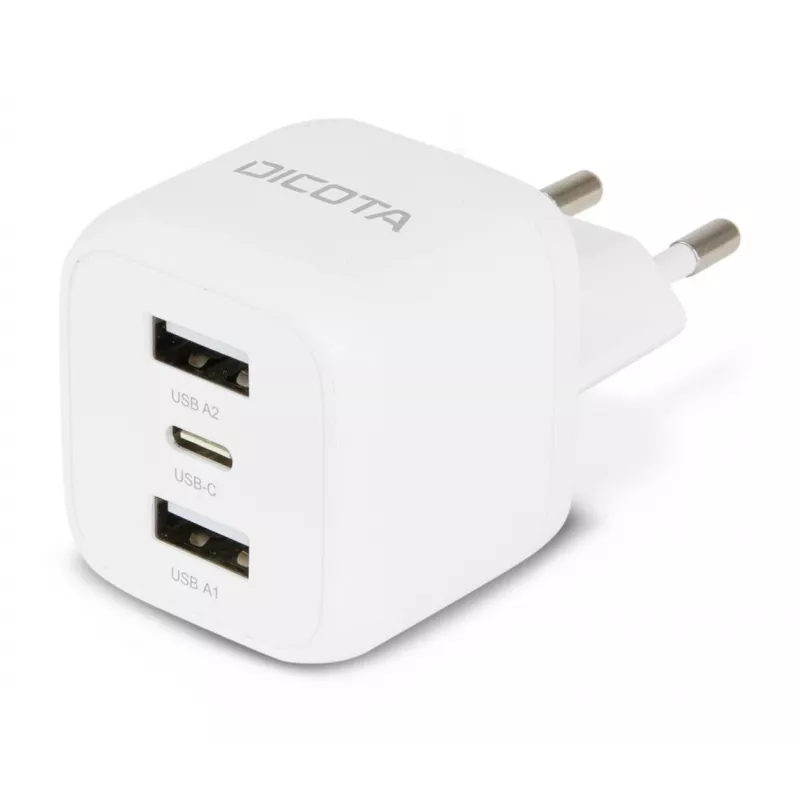DICOTA D32069 Carregador para dispositivos móveis Portátil, Smartphone Branco AC Carregamento rápido Interior