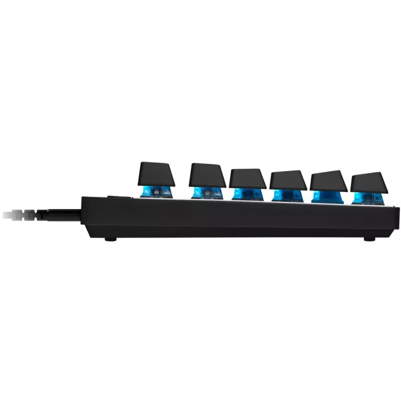 Logitech G PRO X RAPID - Teclado - TKL - retroiluminação - USB - QWERTZ - alemão - interruptores: lineares - preto (920-013228)