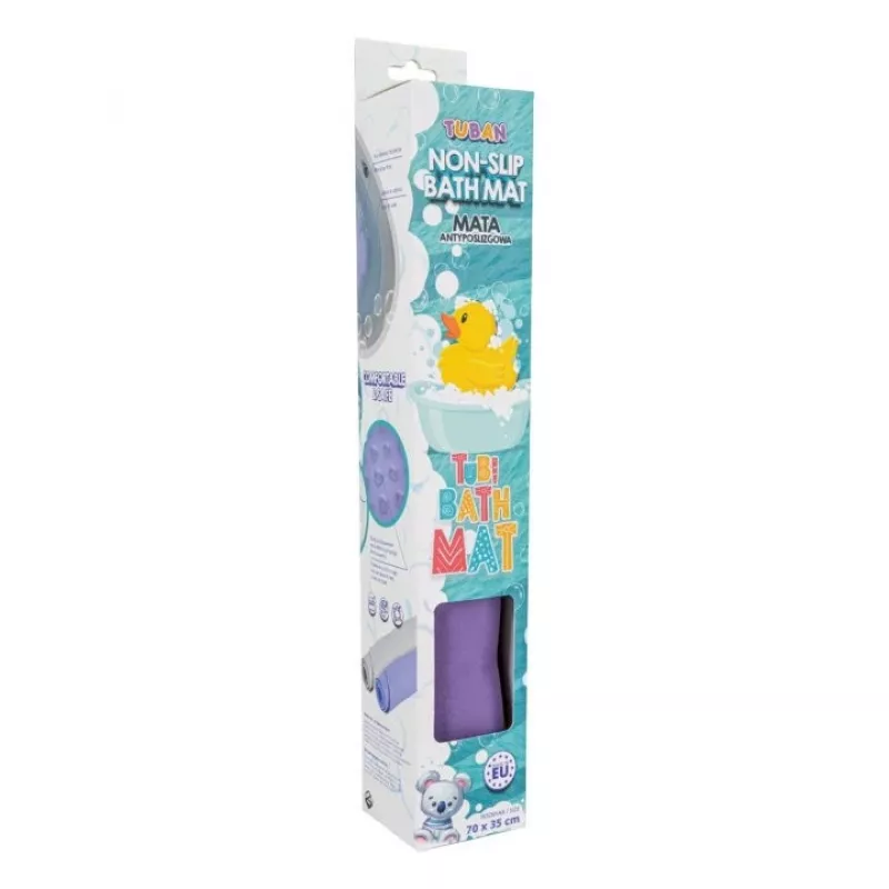 Tapete de banho antiderrapante violeta