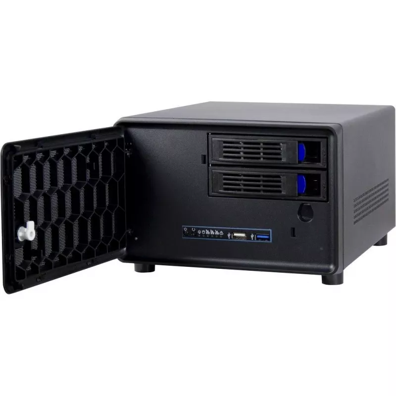 Inter-Tech SC-2100 - Small Form Factor (SFF) - PC - Preto - Mini-ITX - Aço - Atividade - Alarme - HDD - Rede - Alimentação (88887285)