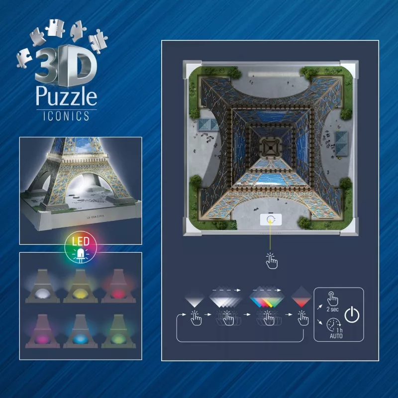 Puzzle 3D Torre Eiffel