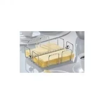 Porta-guardanapos Esmeyer arame cromado metal para guardanapos padrão 1/4