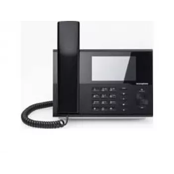 Telefone IP IP232 preto, alimentação PoE opcional