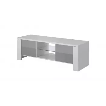 Suporte de TV para cama WEST 42/130/42 branco/cinzento brilhante