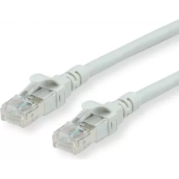 ROLINE - cabo de rede - RJ-45 (macho) para RJ-45 (macho) - 30 cm - SFTP - CAT 6a - cinzento (21.15.2970)