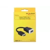 Delock 65587 adaptador HDMI-A macho para VGA (D-Sub 15) fêmea com áudio, preto/branco