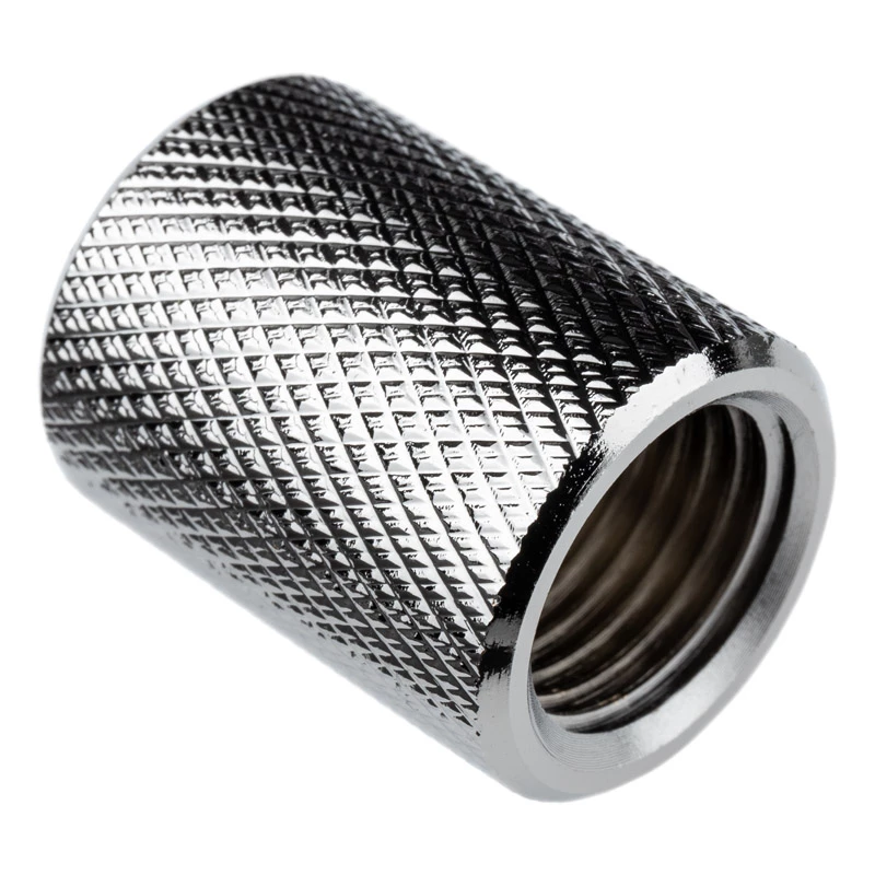 Alphacool HF 17047 união G1/4 rosca fêmea – G1/4 rosca fêmea, latão, cromada