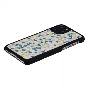 Capa para smartphone man and wood para iPhone 11 Pro – triângulo azul sobre preto, capa rígida protetora
