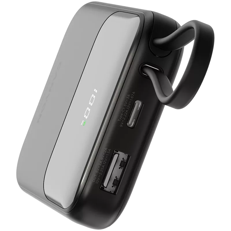OnPower 101 com cabo integrado 10000 mAh PD22.5W preto