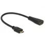 Cabo HDMI DeLOCK 0,23 m Mini-HDMI/HDMI