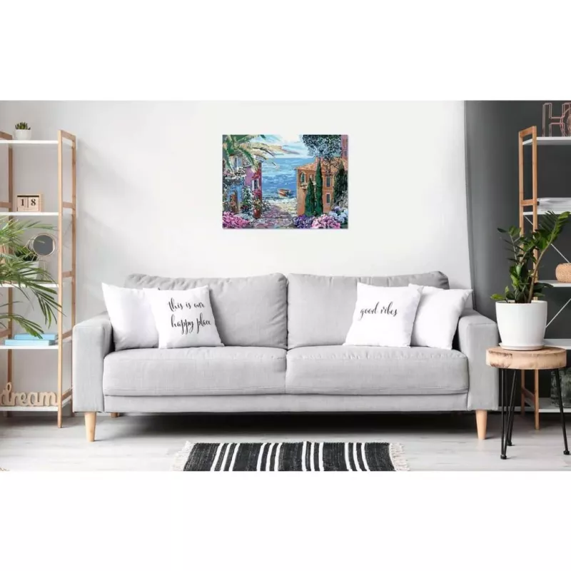Conjunto de pintura Ravensburger CreArt Mediterrane Landschaft 23913 — conjunto de pintar por números