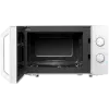 Micro-ondas, volume 20L, controlo mecânico, 800W, 5 níveis de potência, iluminação LED, função de descongelação, sinal no fim do tempo de cozedura, cor: branco