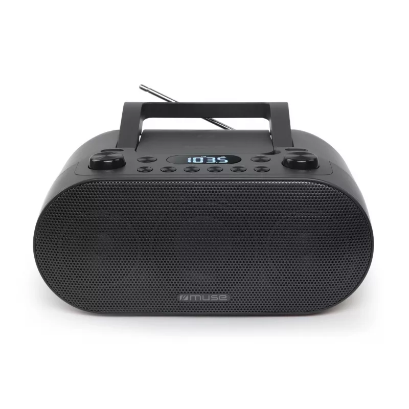 Muse | Rádio portátil com Bluetooth e porta USB | M-35 BT | Entrada AUX | Preto