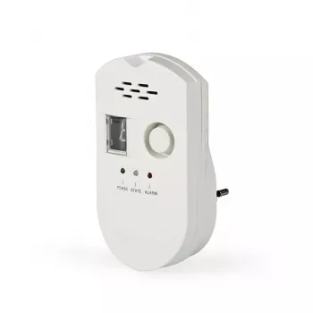 Nedis DTCTG10CWT detetor de gás GPL, gás natural
