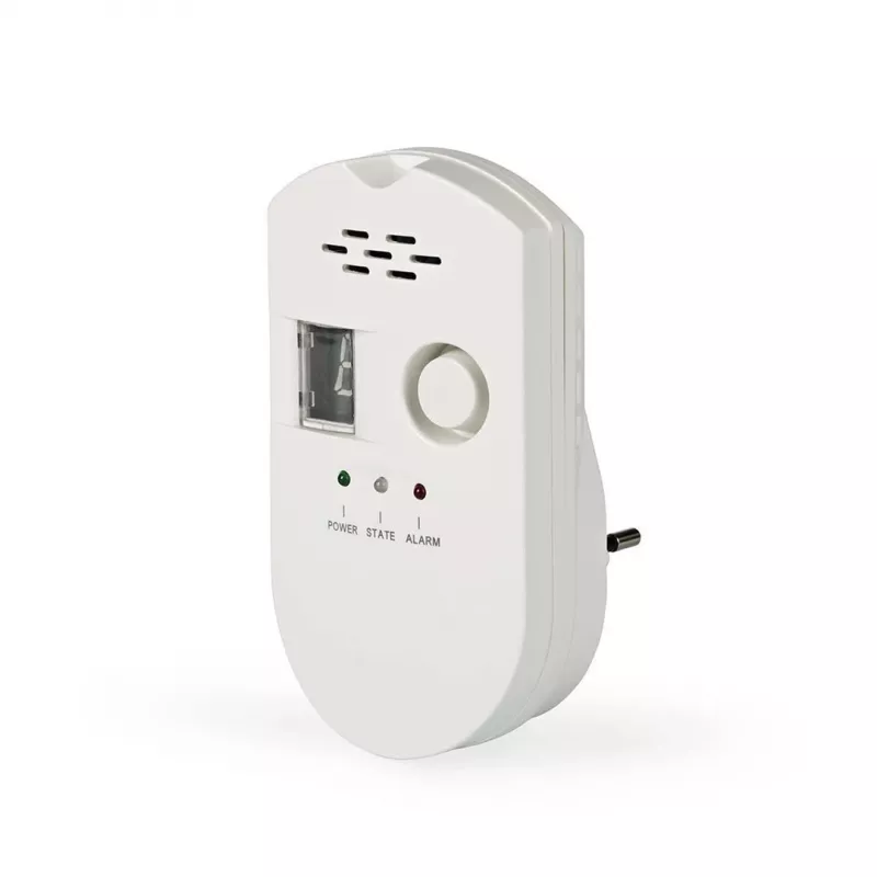 Nedis DTCTG10CWT detetor de gás GPL, gás natural