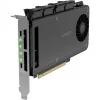 Placa adaptadora para rack móvel icy dock MB204MP-1B — rack móvel hot-swap para 4 × SSD M.2 NVMe