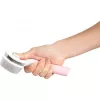 Escova ZOLUX 550004 — escova para gatos S, cerdas de aço, cabo de plástico, 175 mm, rosa/branco