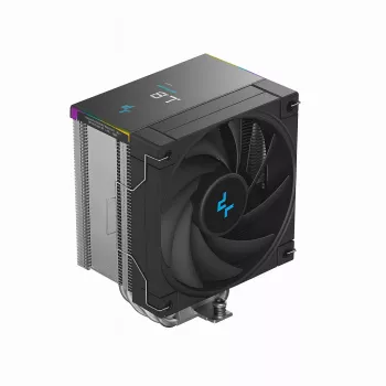 Arrefecedor de ar DeepCool AK500S Digital SE — ventoinha de 120 mm, compatível com soquetes LGA1700/AM5/AM4 e Intel LGA115x/1200, preto