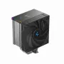 Arrefecedor de ar DeepCool AK500S Digital SE — ventoinha de 120 mm, compatível com soquetes LGA1700/AM5/AM4 e Intel LGA115x/1200, preto