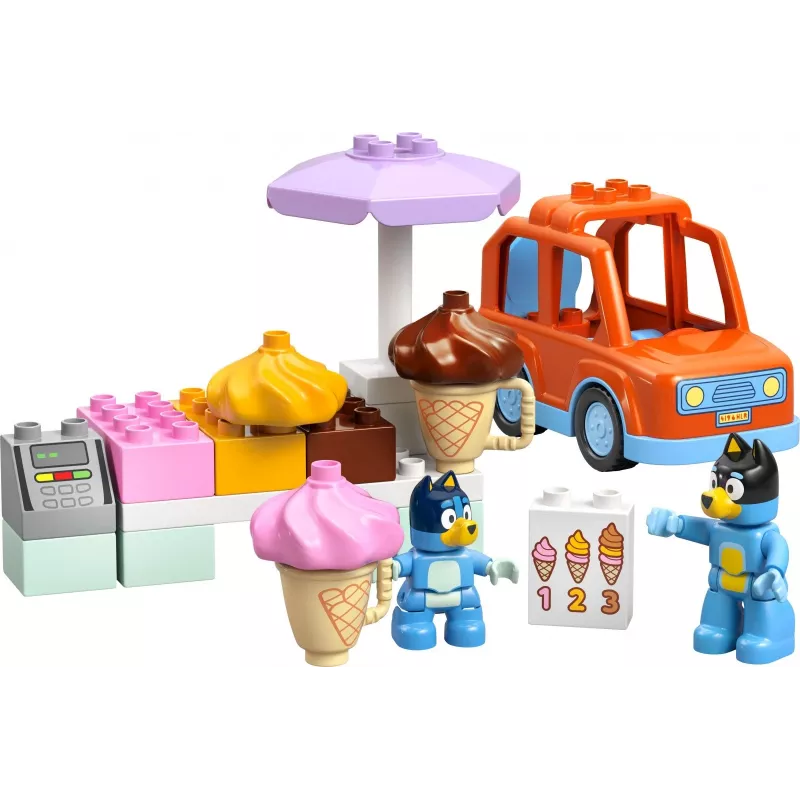 LEGO BLUEY 10458 Passeio de Gelado com a Bluey
