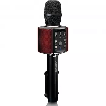 Microfone de karaoke LENCO BMC-090, preto