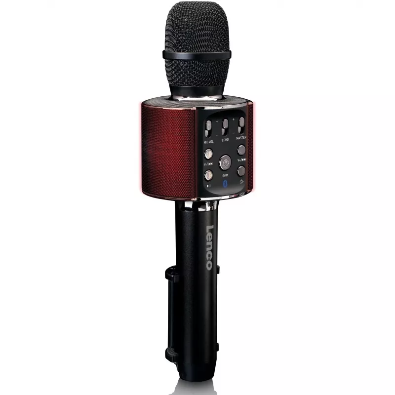 Microfone de karaoke LENCO BMC-090, preto
