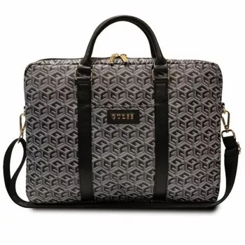 Mala Guess GCube Stripes para portátil 16 preto - GUCB15HGCFSEK