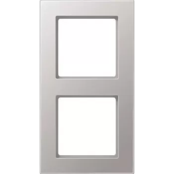 Moldura JUNG A 5582 BF AL 2 vias horizontal/vertical A5582BFAL