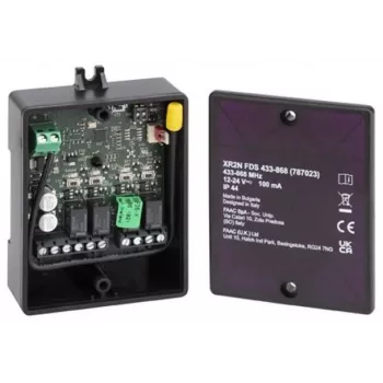 Comando/recetor de rádio FAAC XR2N FDS 433-868 2 canais universal (787023)