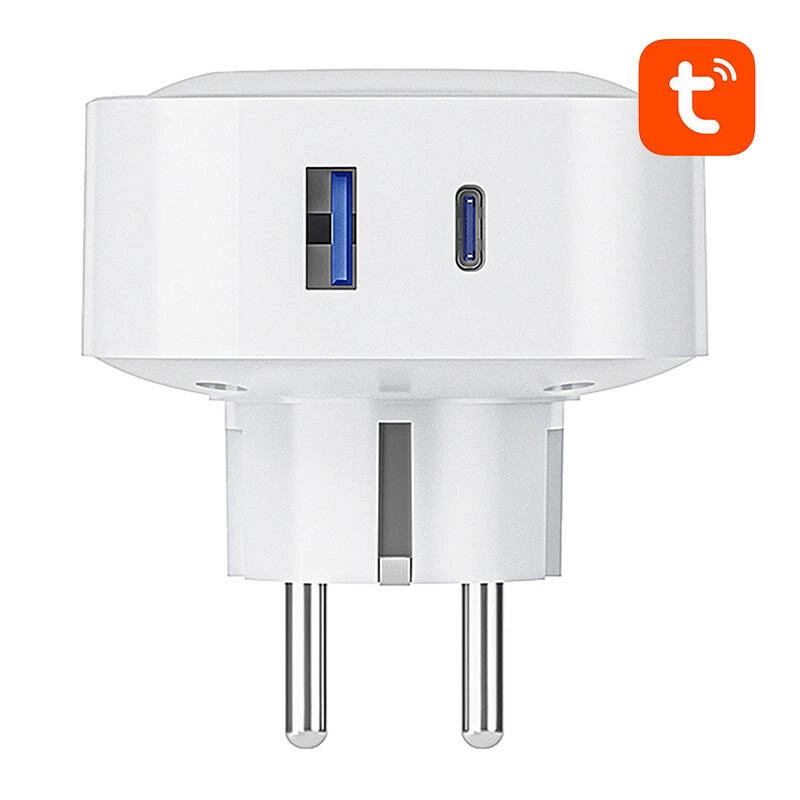 Tomada inteligente Gosund SP6 16A com USB-C 20W – tomada controlável por Wi-Fi para domótica
