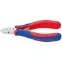Alicate de corte diagonal para eletrónica Knipex 77 02 115 - alicate de corte de cabos - aço (77 02 115)
