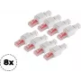 Ficha de rede ShiverPeaks 75011-8 Cat.6 ficha RJ45 sem ferramentas, 8P8C