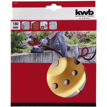 Disco de corte diamantado 180 mm para rebarbadora de parede e betão EINHELL TE‑DW 180