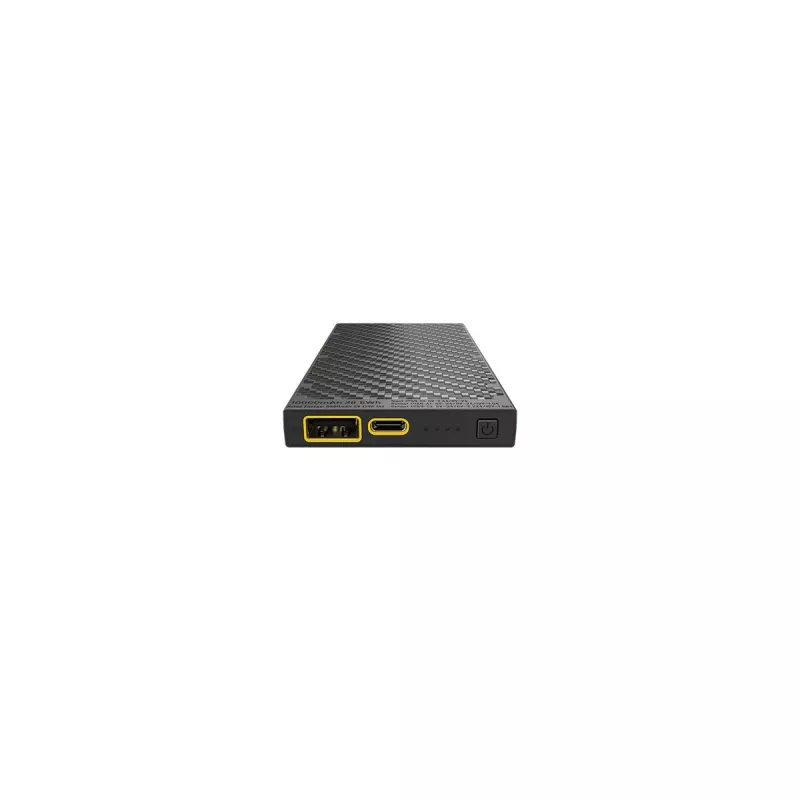Powerbank portátil Nitecore NB10000 — 10000 mAh, USB‑A + USB‑C, 38 W saída total, cinzento