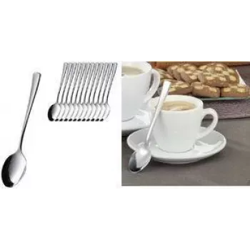 Colher de café Esmeyer Stockholm 11,5 cm aço inoxidável, prateado