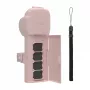 Capa de proteção com alça e correia de ombro Sunnylife para Osmo Pocket 3 (rosa)