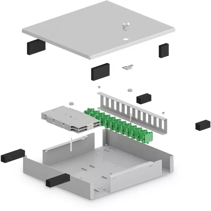 Unibox de fibra ótica, Digitus, DN-96800M-2