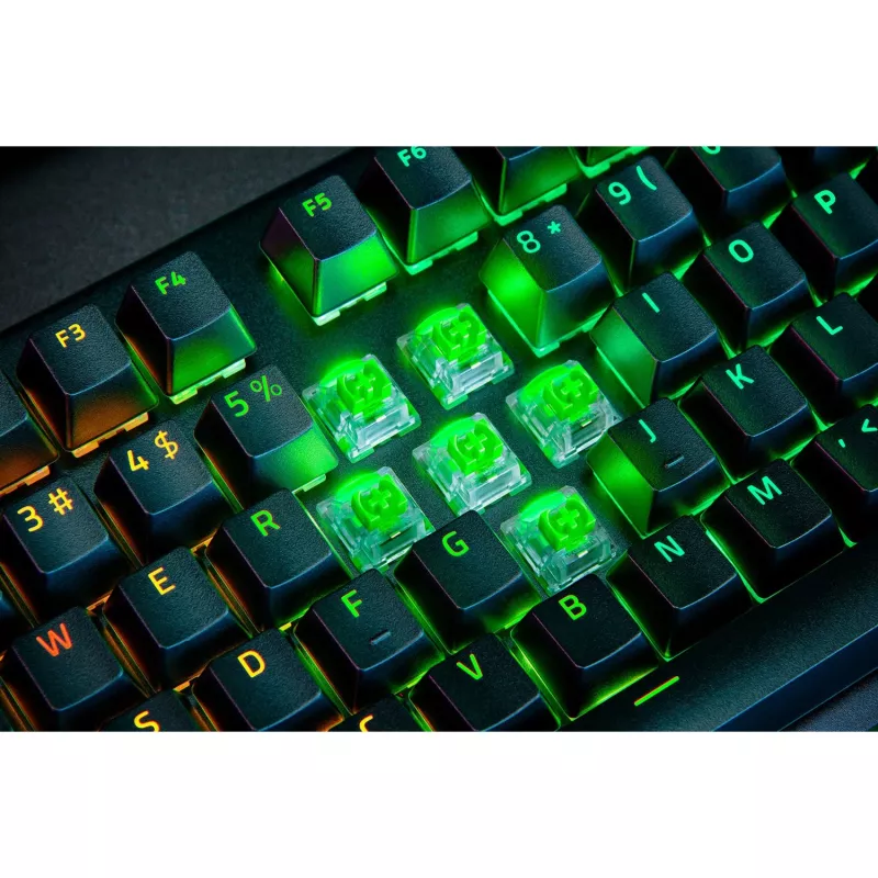 Teclado Razer BlackWidow V4 Pro Gaming USB QWERTZ alemão preto