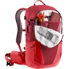 Mochila de caminhada Deuter Futura 27 mulher vermelha