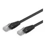 Wentronic Goobay cabo de rede CAT 5e, U/UTP, preto, 0,25 m - mistura de cobre CCA (68703)