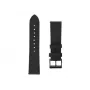 Pulseira de relógio em pele FIXED FIXLST-22MM-BK – 22 mm, mudança rápida, preto