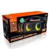 Coluna portátil MEDIA-TECH MT3184 — Bluetooth 5.3, 60W RMS, IPX5, bateria Li-Ion 16h, porta de carregamento USB-C, MicroSD, TWS, microfone, telecomando