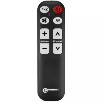 Comando universal Geemarc TV-5 letras grandes com função de aprendizagem