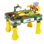 Mesa de areia e água KLEIN Theo Klein 3948 — mesa de brincar exterior, verde/amarelo, para crianças a partir de 1,5 anos