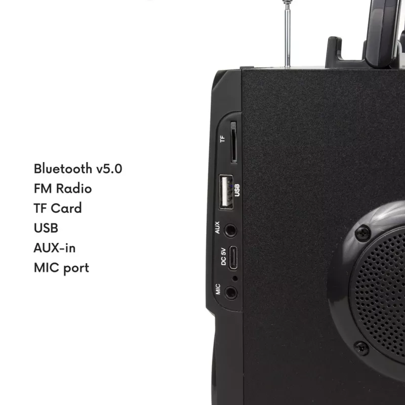 Altifalante Bluetooth Audiocore AC730, Preto