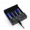 Carregador de pilhas Gembird BC-USB-02 USB iões de lítio NiCd NiMH
