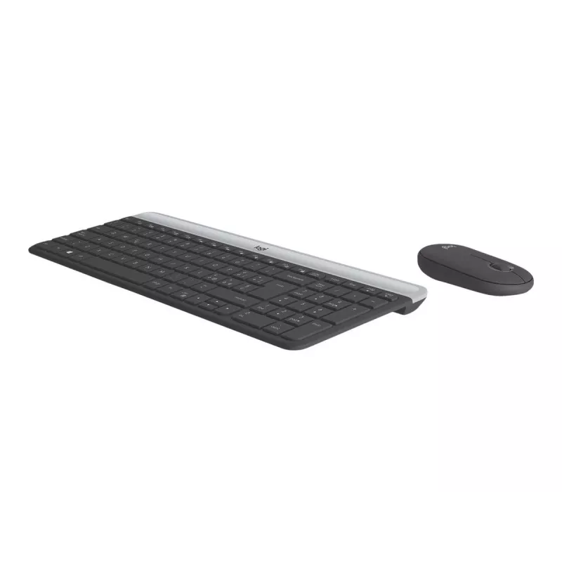 Conjunto de teclado e rato Logitech MK470 slim combo