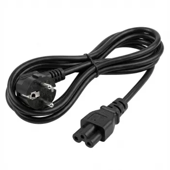 EFB-Elektronik cabo de alimentação ficha de contacto de proteção 90° - C5 180°, preto, 3 m, 3 x 0,75 mm² Fabricante: EFB Elektronik (EK552.3V2)