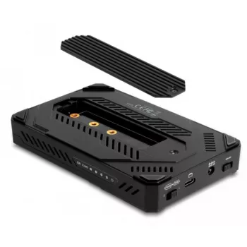 Caixa para HDD/SSD DeLOCK 42020 preta 2,5 polegadas USB Type-C 10 Gbit/s